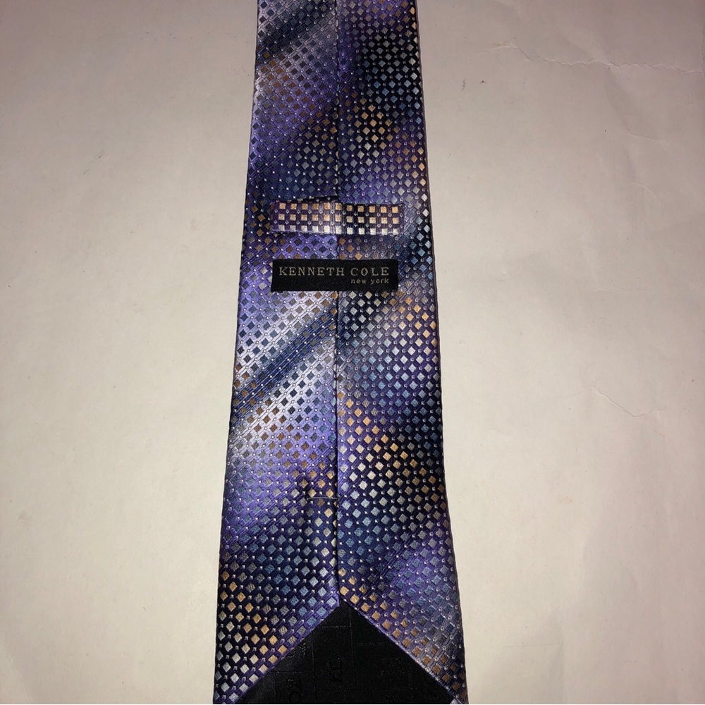 Kenneth Cole New York Colourful Men’s Tie Silk Authentic